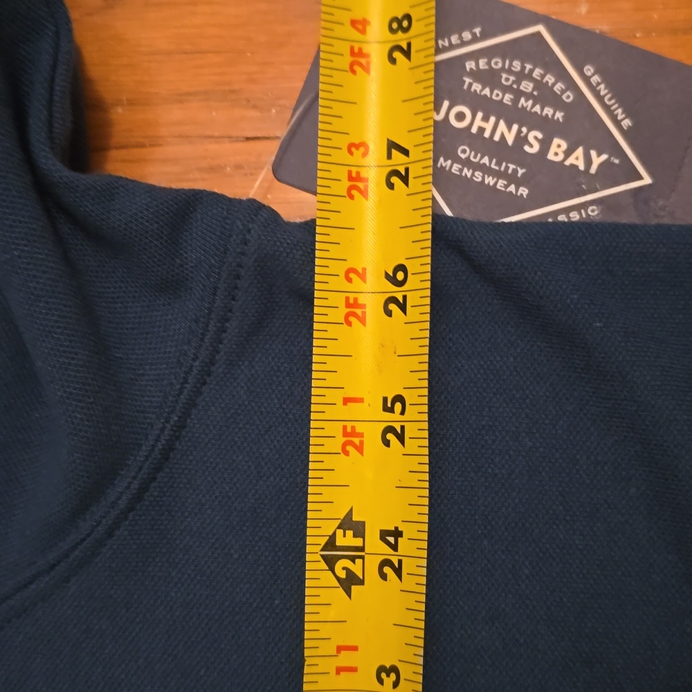 ST. JOHNS BAY MEN'S BIG AND TALL TEAL BLUE SHORT SLEEVE POLO SHIRT SIZE 2XLT - Picture 8 of 14